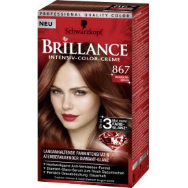 Haarfarbe Schwarzkopf Haarfarbe Brillance 867 Mahagoni Braun 1 Stk Drogeriedepot De